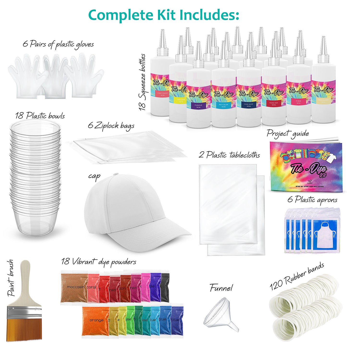 Tie Dye Kit for Kids & Adults