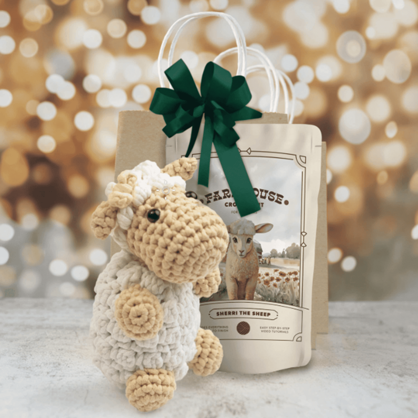 CraftBud Crochet Kit for Beginners, Learn to Crochet Amigurumi Stuffed Animal Kit with Step-by-Step Video Tutorials, Arts & Crafts For Kids and Adults