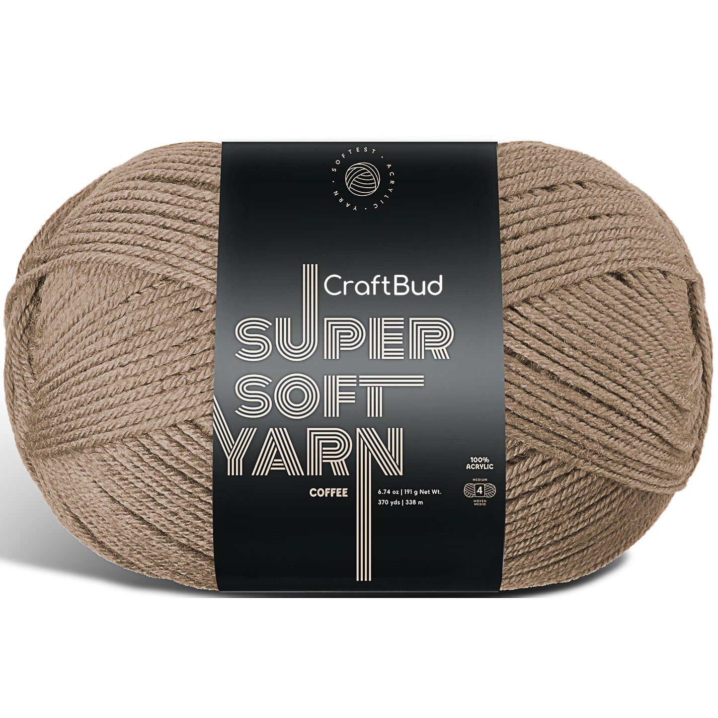 Acrylic Yarn for Crocheting & Knitting - Crochet Yarn for Crocheting, Knitting Yarn, Soft Yarn for Crocheting, 3 Pack of 370 Yards Yarn for Knitting & Amigurumi, Medium Worsted Weight Yarn