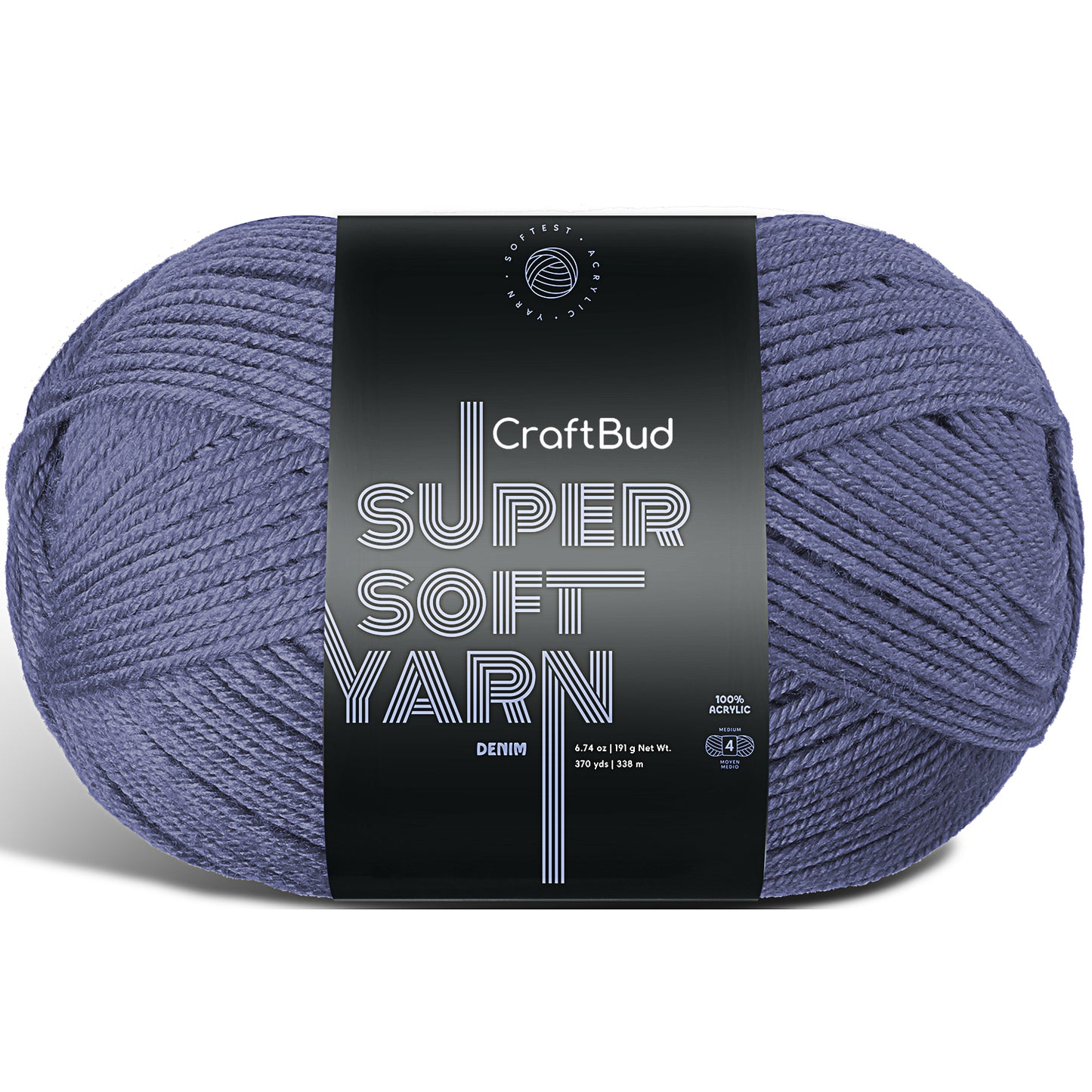 Acrylic Yarn for Crocheting & Knitting - Crochet Yarn for Crocheting, Knitting Yarn, Soft Yarn for Crocheting, 3 Pack of 370 Yards Yarn for Knitting & Amigurumi, Medium Worsted Weight Yarn