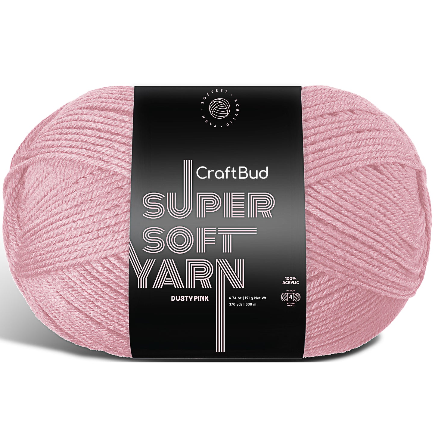 Acrylic Yarn for Crocheting & Knitting - Crochet Yarn for Crocheting, Knitting Yarn, Soft Yarn for Crocheting, 3 Pack of 370 Yards Yarn for Knitting & Amigurumi, Medium Worsted Weight Yarn