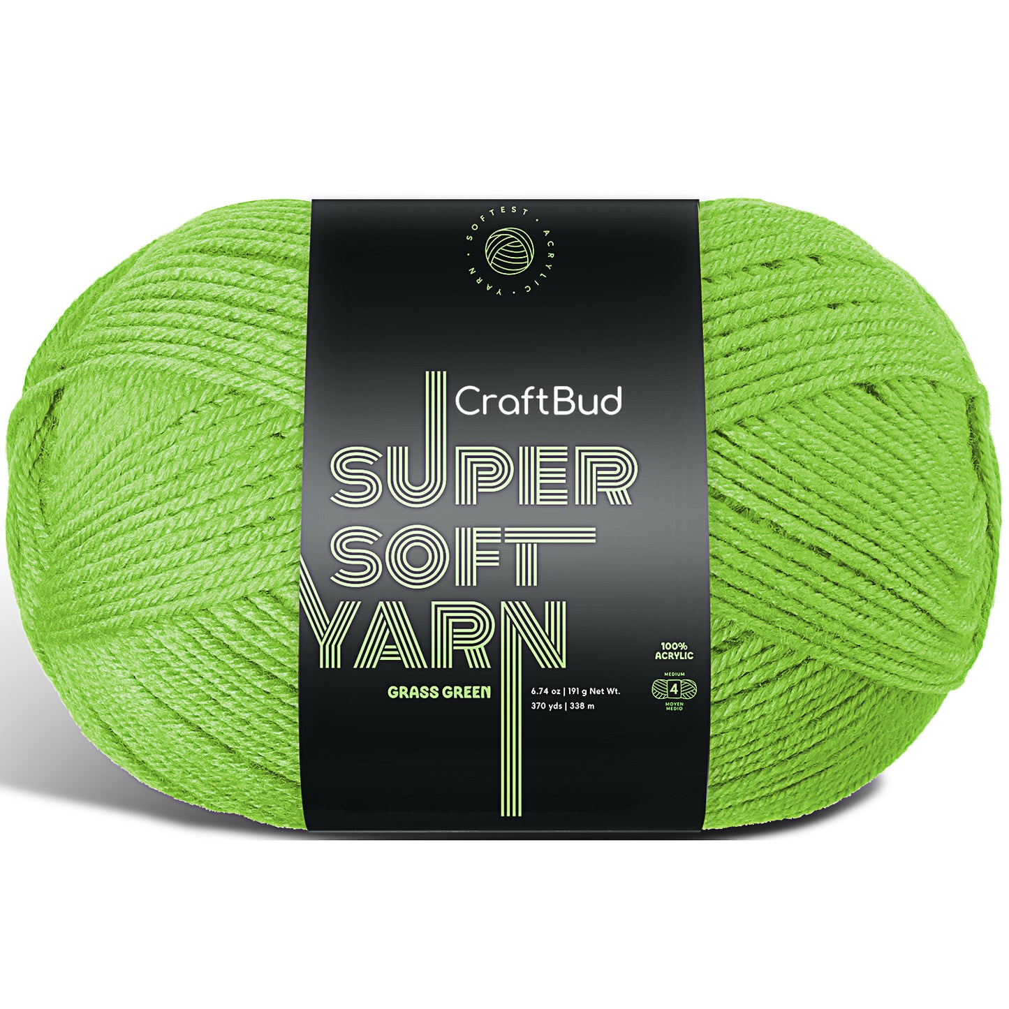 Acrylic Yarn for Crocheting & Knitting - Crochet Yarn for Crocheting, Knitting Yarn, Soft Yarn for Crocheting, 3 Pack of 370 Yards Yarn for Knitting & Amigurumi, Medium Worsted Weight Yarn