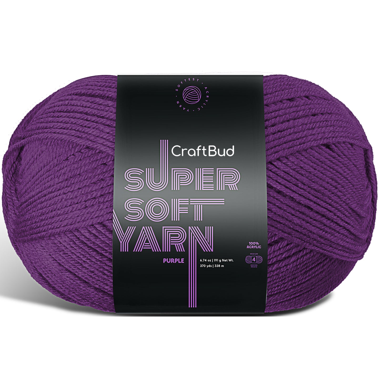 Acrylic Yarn for Crocheting & Knitting - Crochet Yarn for Crocheting, Knitting Yarn, Soft Yarn for Crocheting, 3 Pack of 370 Yards Yarn for Knitting & Amigurumi, Medium Worsted Weight Yarn