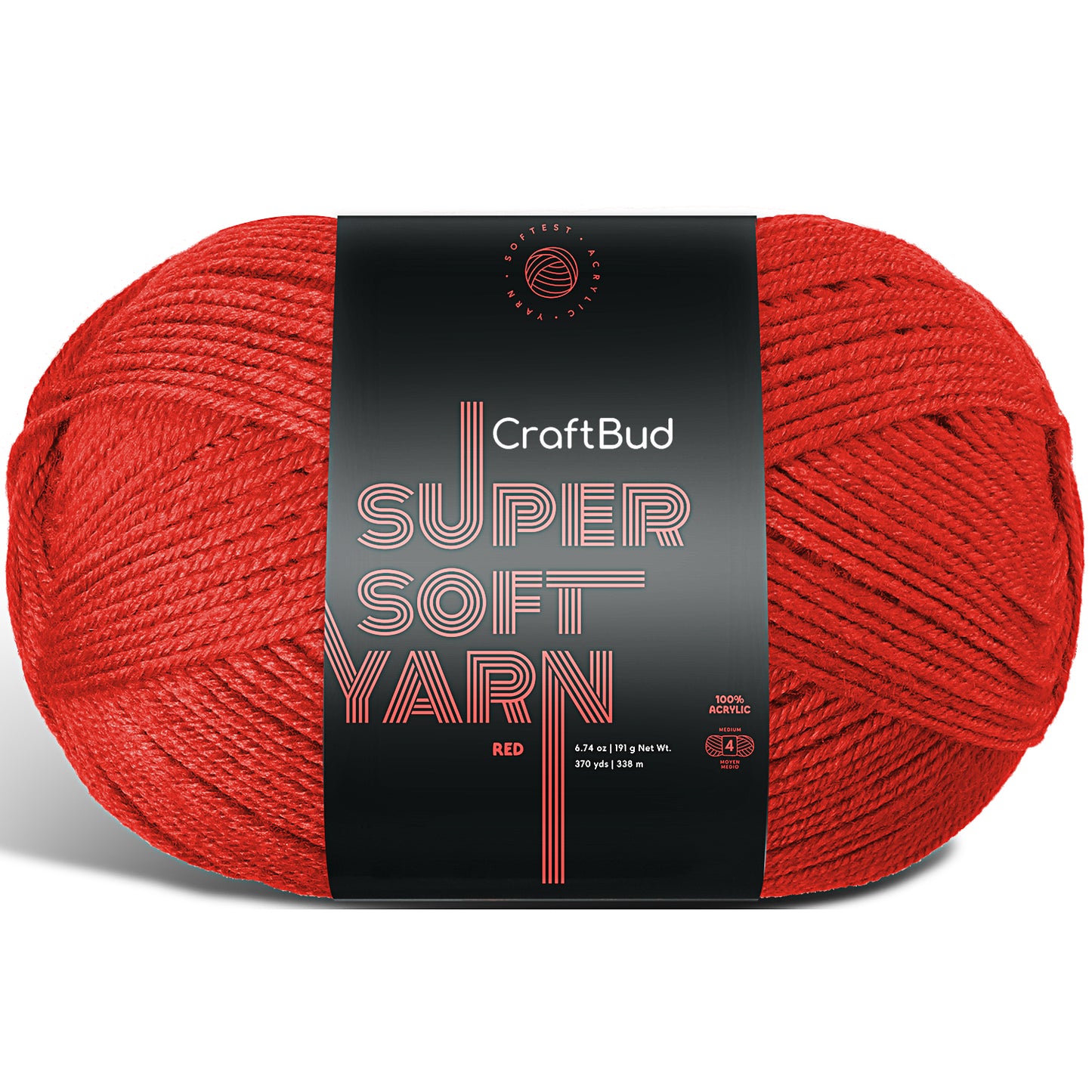 Acrylic Yarn for Crocheting & Knitting - Crochet Yarn for Crocheting, Knitting Yarn, Soft Yarn for Crocheting, 3 Pack of 370 Yards Yarn for Knitting & Amigurumi, Medium Worsted Weight Yarn