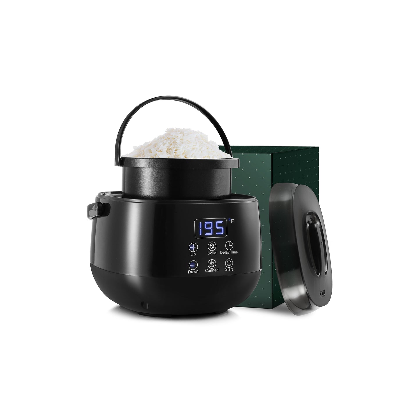 2024 New Years Eve Hot Items Candle Making Wax Melting Pot, Wax Melter For  Candle Making,led Temperature Display For Adults Begi
