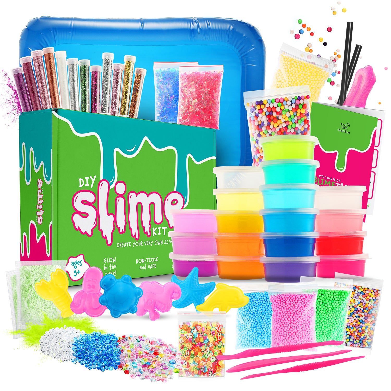 diy supplies 98 packs sets slime