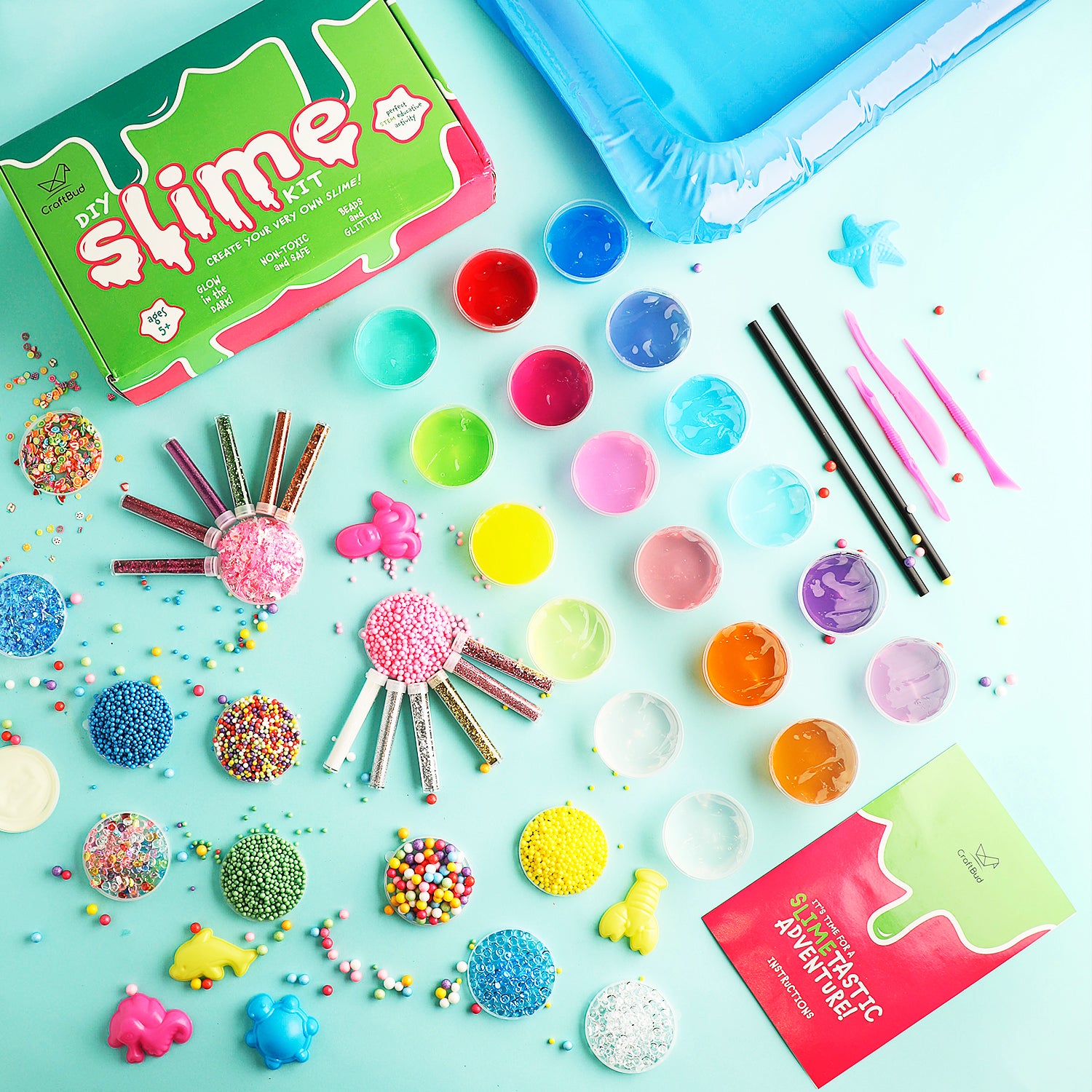 DIY Slime Kit Supplies Kids - Ready Slimes Making Kits Craft for