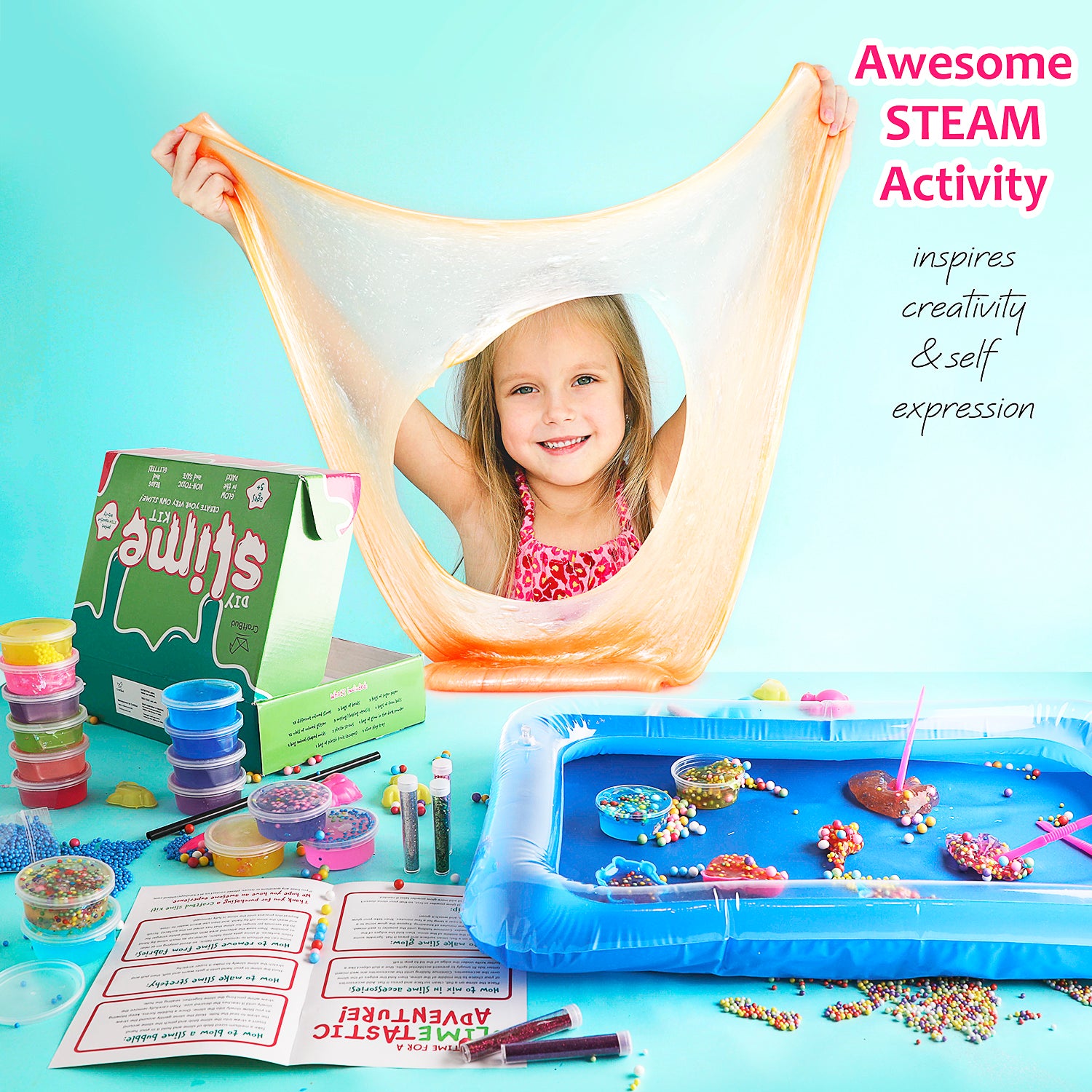 diy slime making accessories kit for