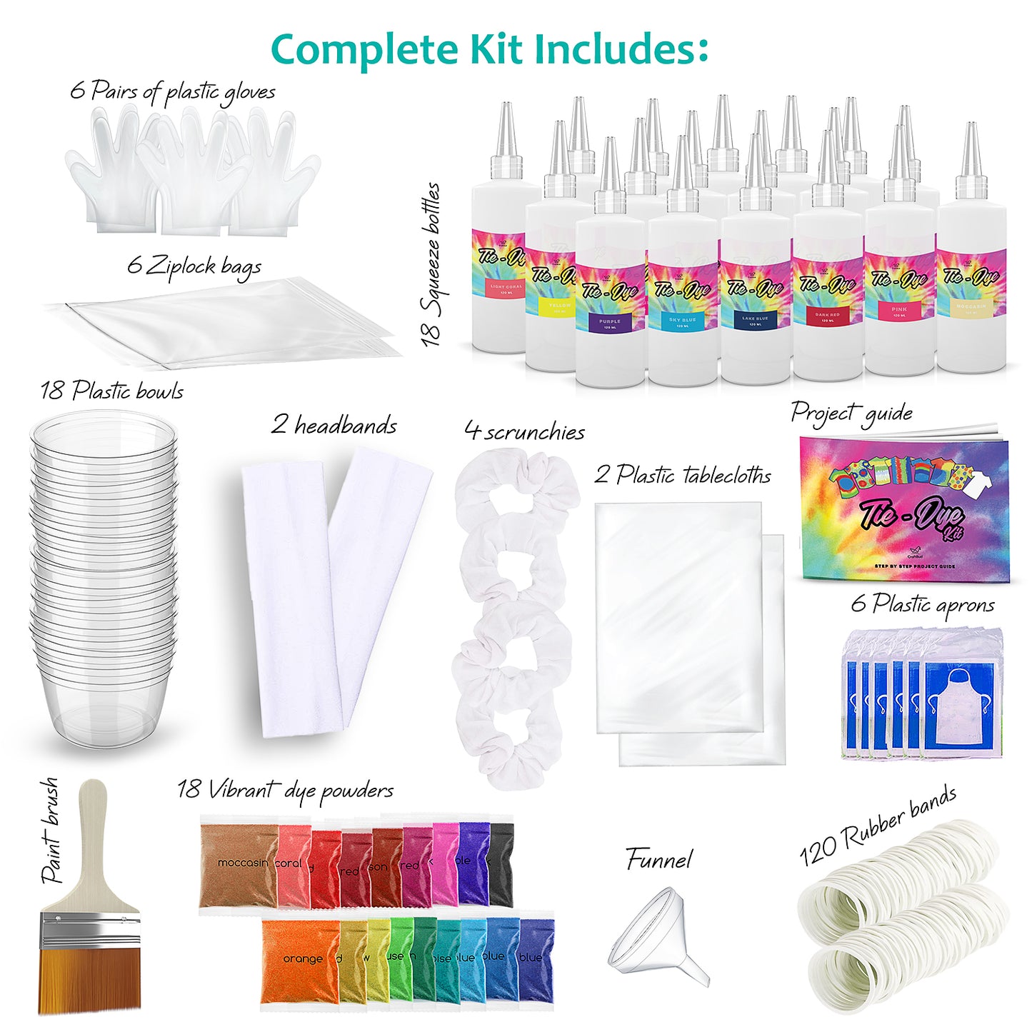 Tie Dye Kit for Kids & Adults